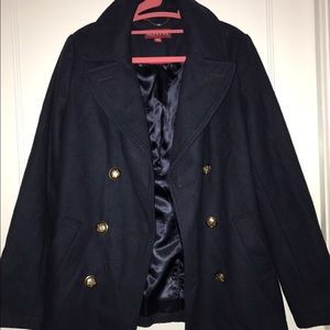 Navy blue sailor coat