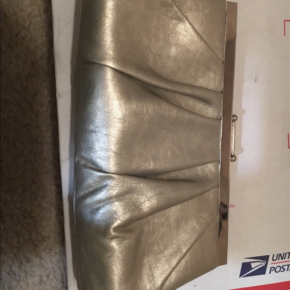 Gunne Sax Brand Gray Clutch/NWOT