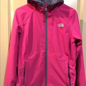 Pink North Face jacket