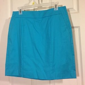 Turquoise Mini Skirt