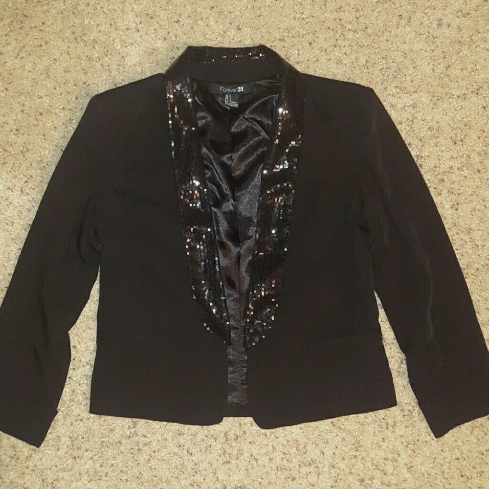 Forever 21 dressy blazer size small black