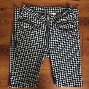 Unif Checkered High Waist Skinny pant