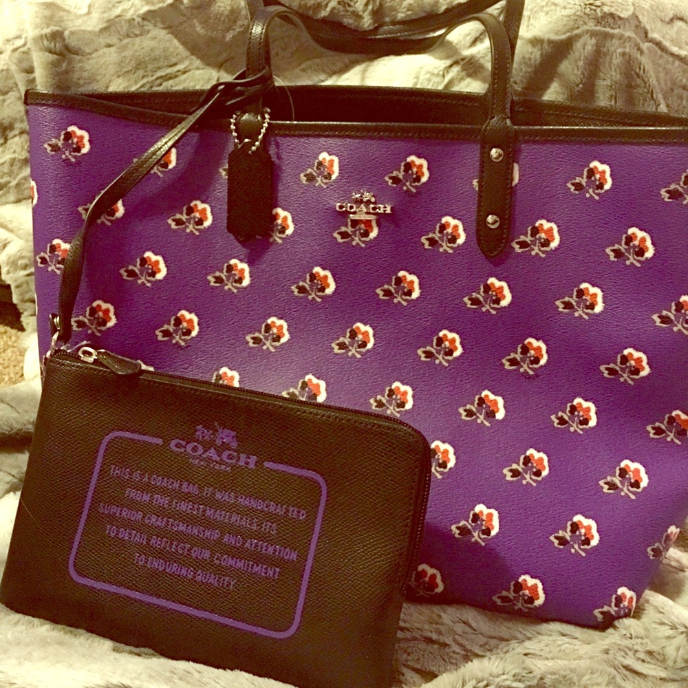 Reversible Coach Tote