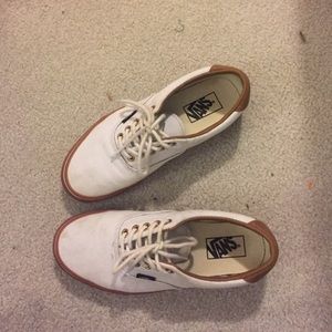 White, Gum shoe bottom vans