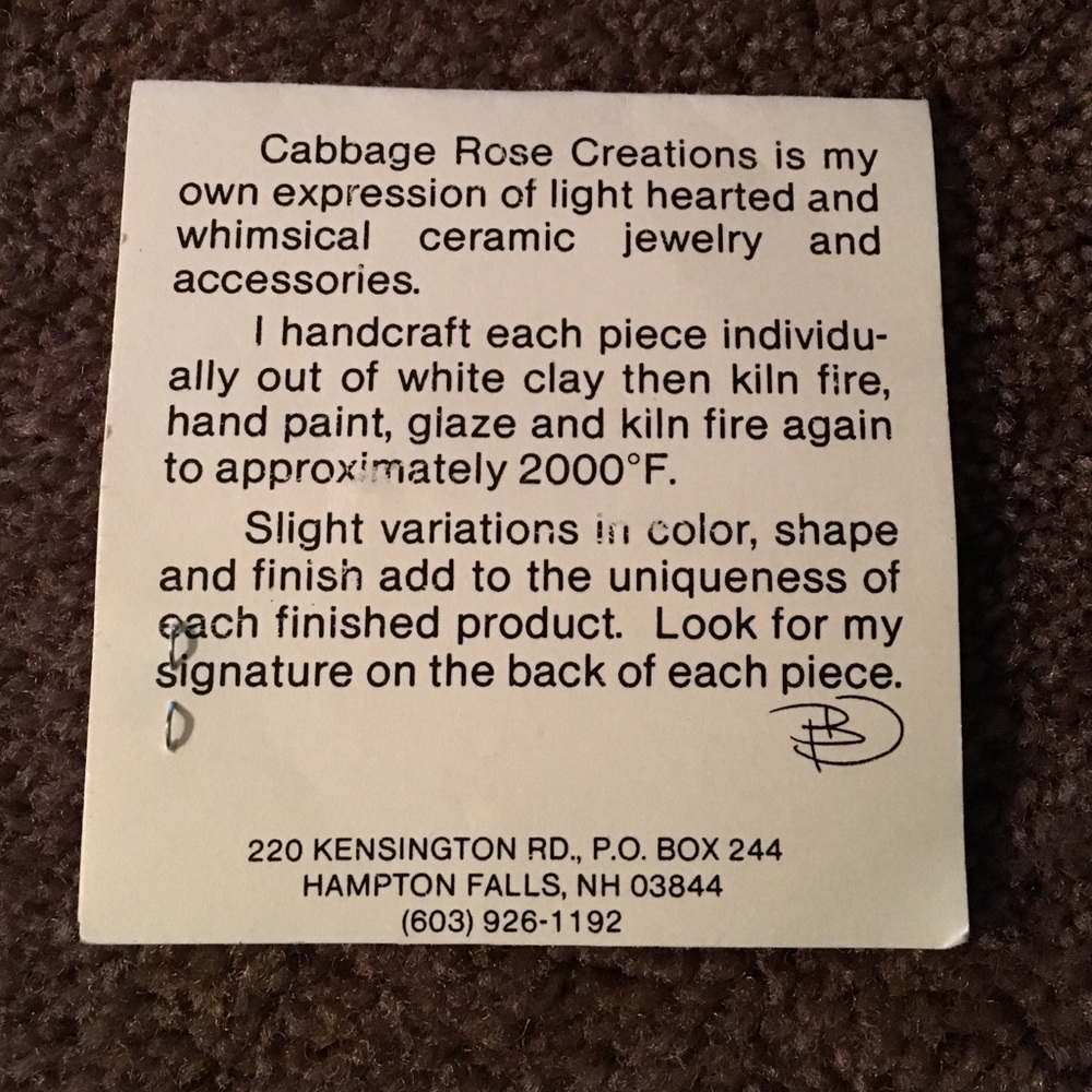 💍Ceramic pin💍 - Picture 2 of 2