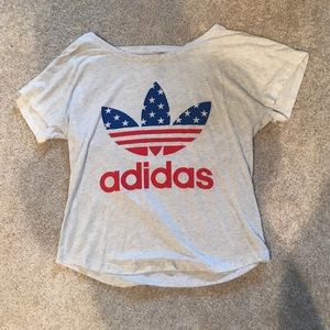 Adidas American Flag teeshirt