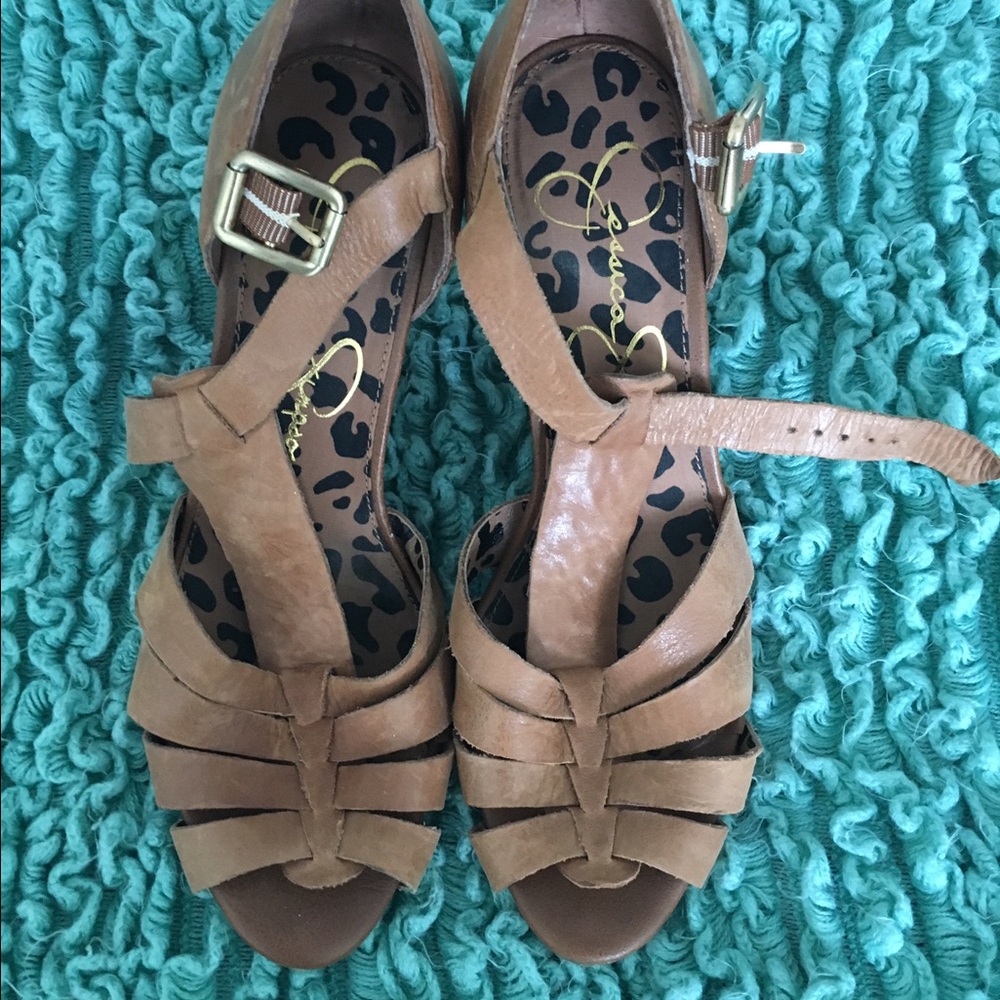 Jessica Simpson Brown Wedge