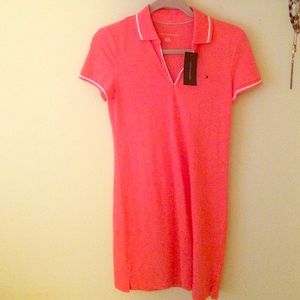Tommy Hilfiger pink shirt dress