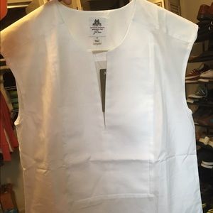 Brand new J Crew white sleeveless top