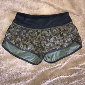 Lululemon speed shorts discontinued pattern