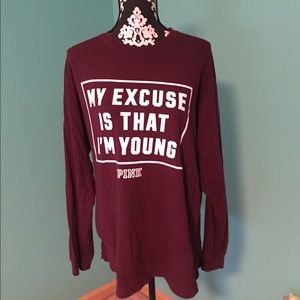 Pink long sleeve shirt