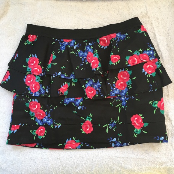 Material Girl Dresses & Skirts - $ Material Girl Floral Mini Skirt