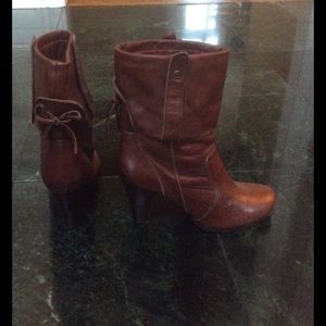 Dolce Vita Cognac Leather Boots