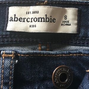 Lot of 4 Abercrombie kids size 8 skinny jeans