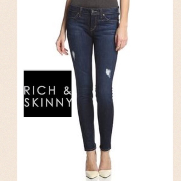 rich and skinny cropped jeans