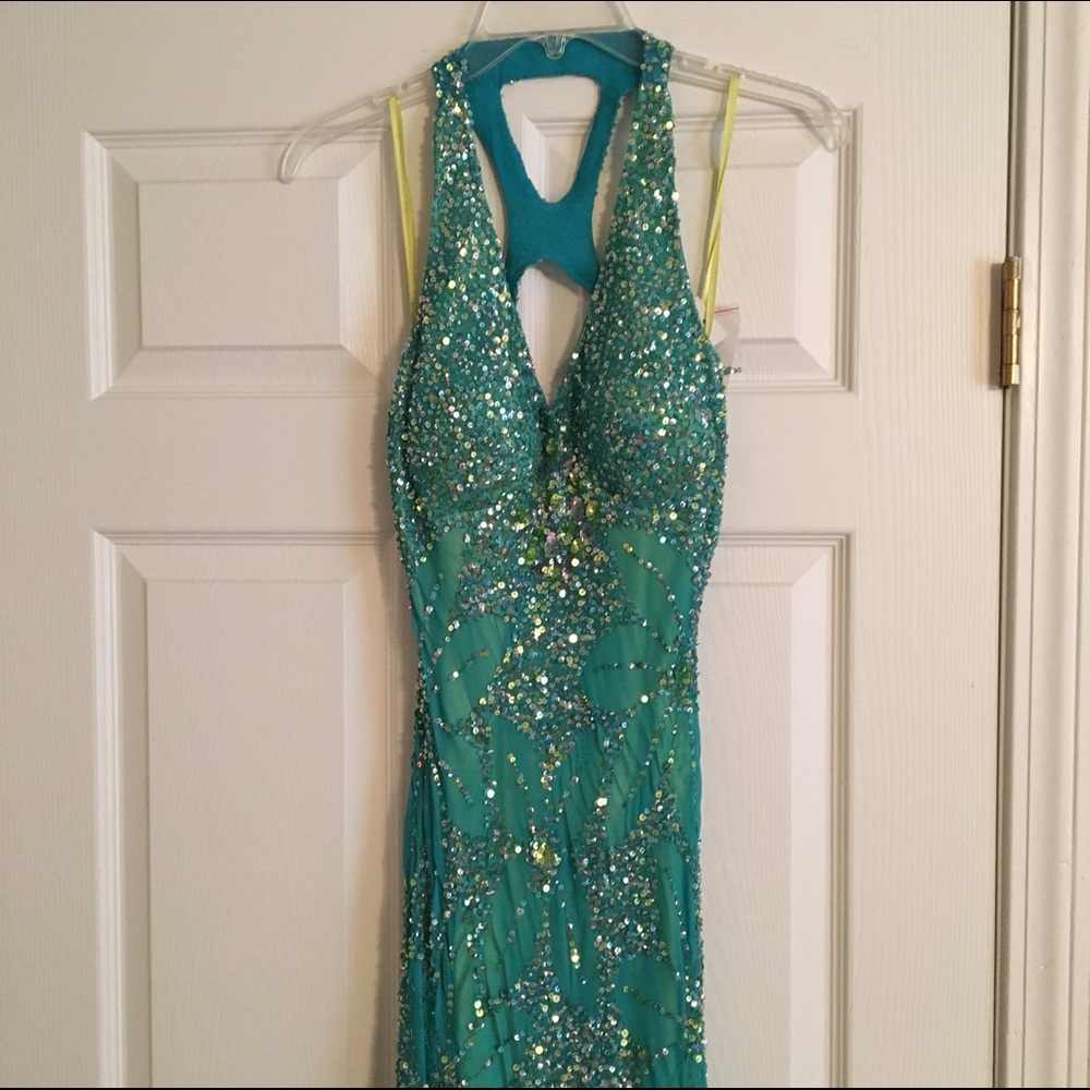 Adrianna Papell Sequin Evening Gown