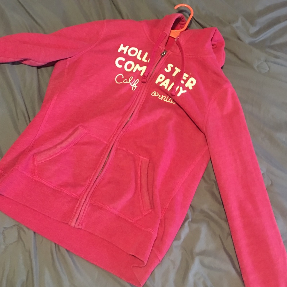 Pink hoodie