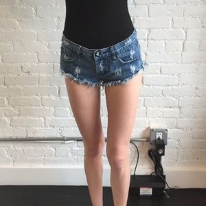 One teaspoon denim shorts size 25