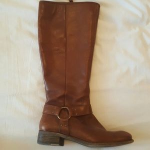 Diba Brown Leather Riding Boots
