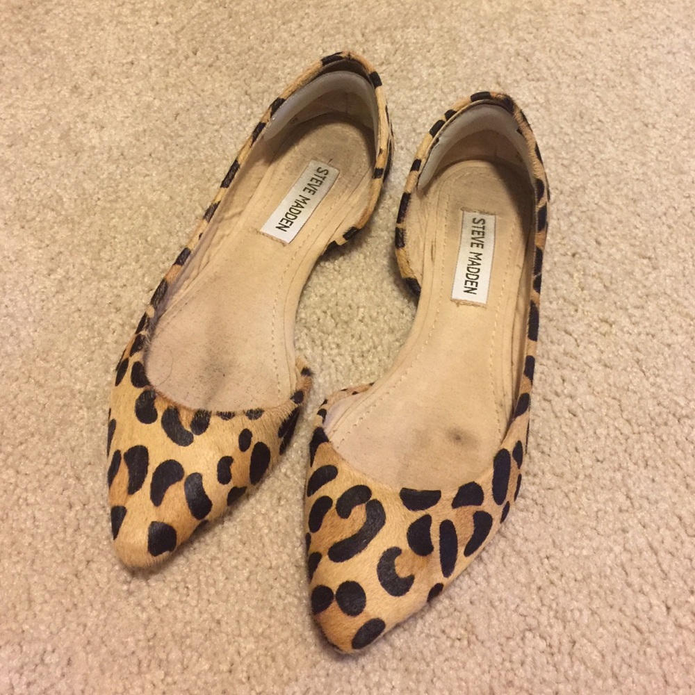Steve Madden Leopard Print Flats