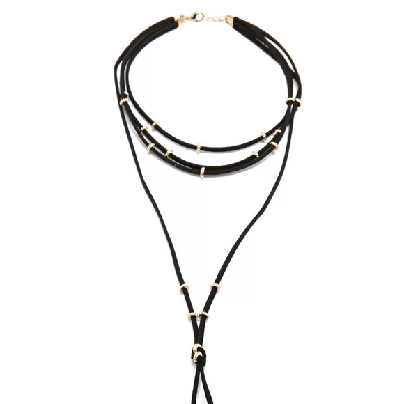 Wrapping choker with accents - Picture 3 of 4