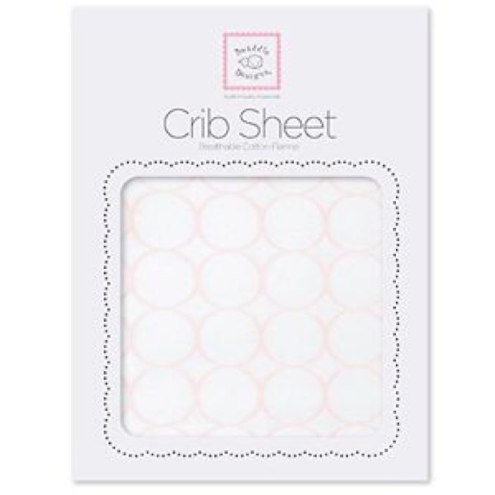 SwaddleDesigns Cotton Flannel Fitted Crib sheet