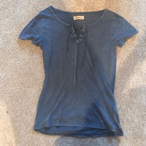 v neck hollister shirt