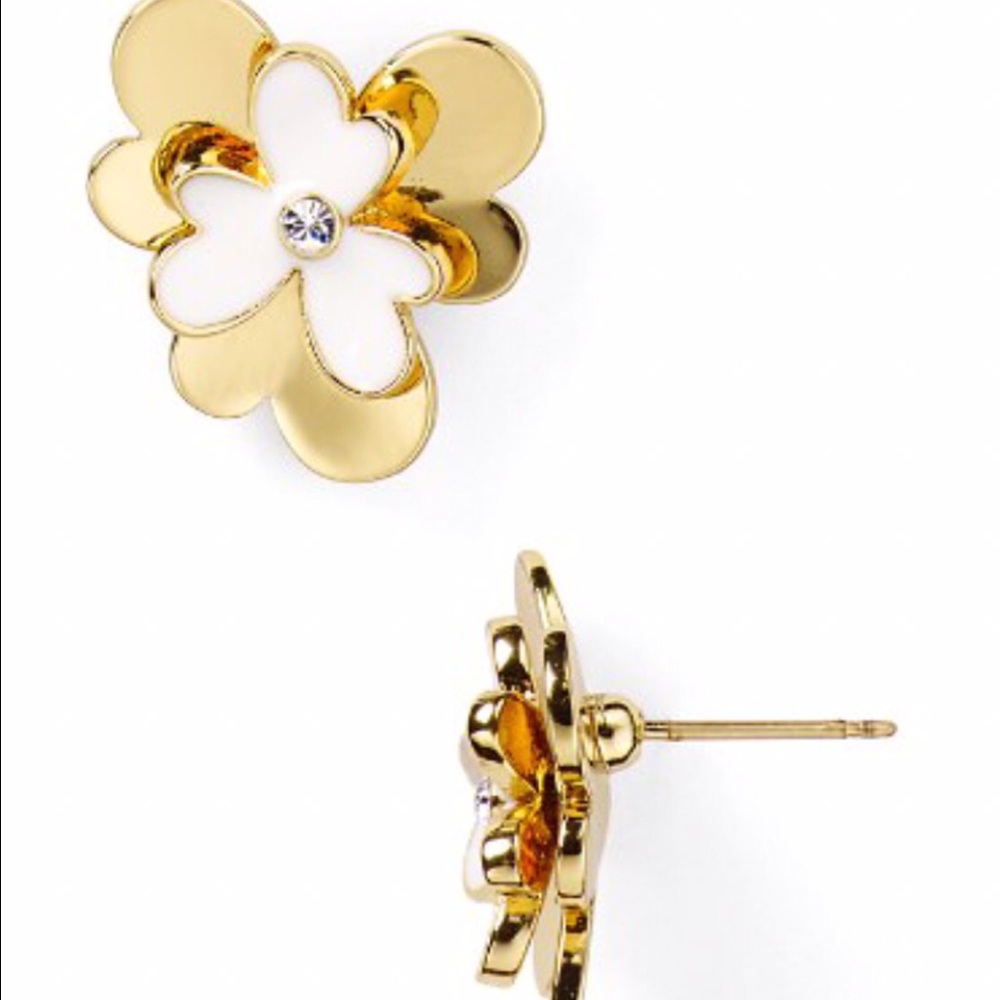 SOLD❤️Kate Spade ♠️ Pansy Blossom Studs - Picture 3 of 4