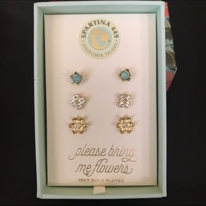 Spartina 449 18 KT Plated Earring Box Set