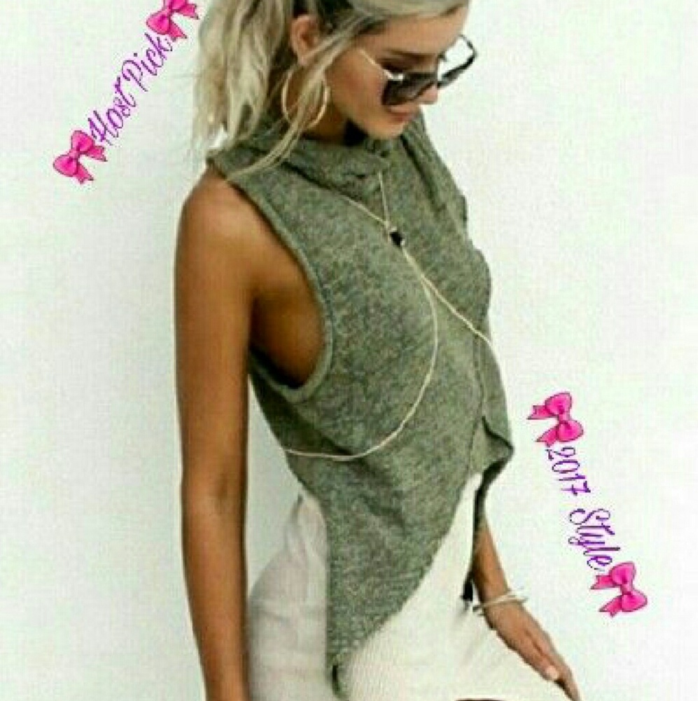 🎀Host Pick🎀 European hi/low swoop neck