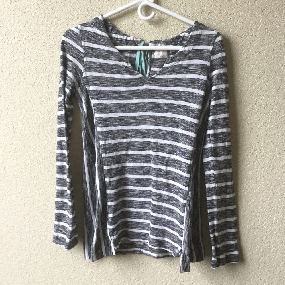 Anthropologie Postmark Mixed Stripe Tee