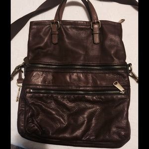 Fossil XL fold over cross body