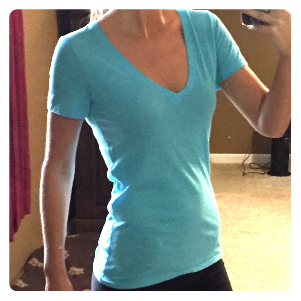 PINK Victoria's Secret blue shirt size M