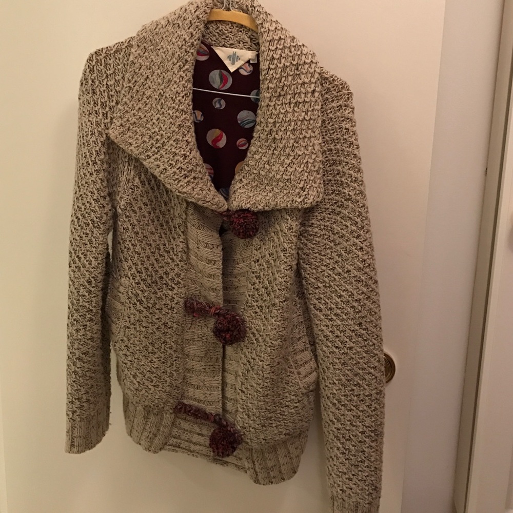 Anthropologie featured cardigan.