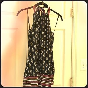 White House Black Market Tie-neck halter S