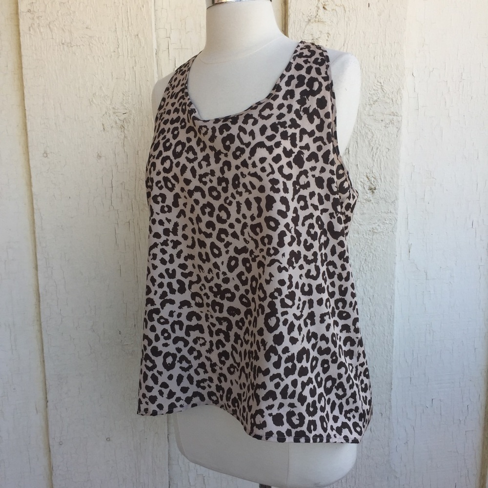 Brown Leopard Top