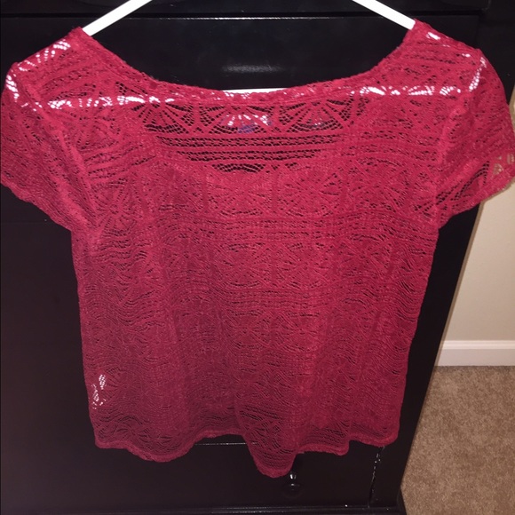 NEVER WORN!! Red patterned Blouse - Picture 2 of 2
