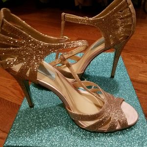 Betsey Johnson Champagne Heels