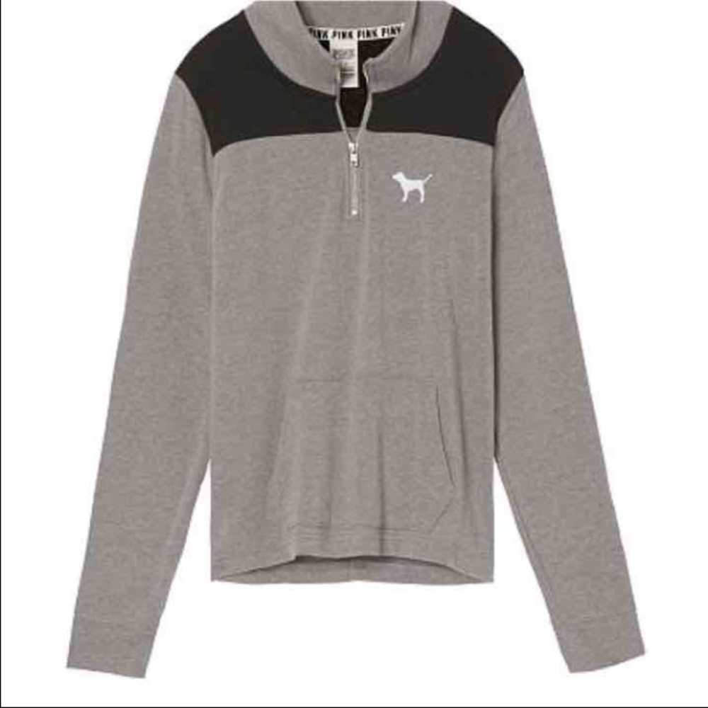 Grey perfect quarter zip