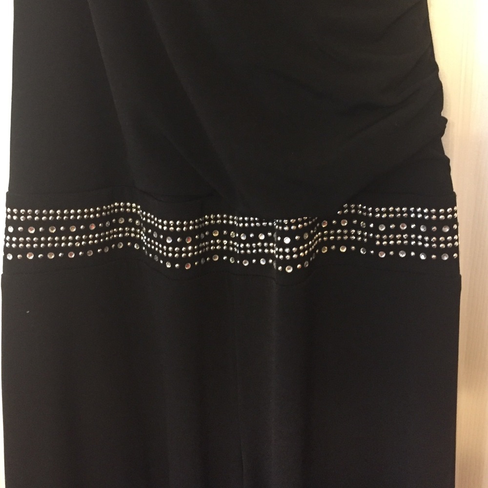 Black/rhinestone jumpsuit - Picture 2 of 3