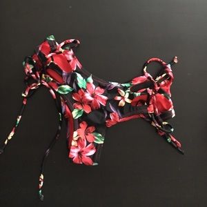 Floral Cheeky Swim suit bottom.