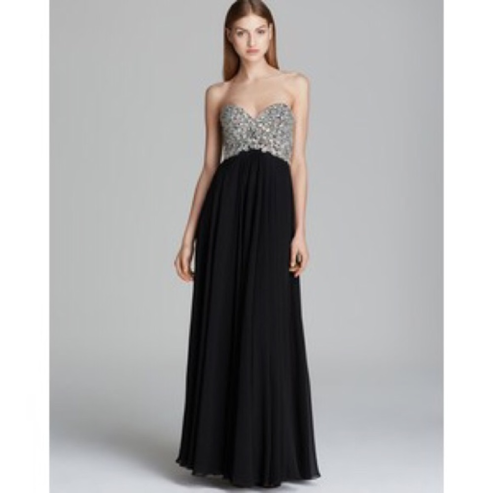 PRICE DROP Long Strapless Formal Dress
