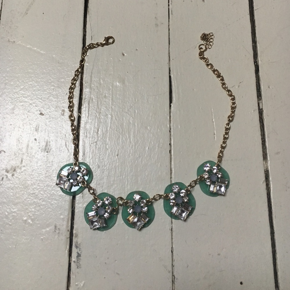 Teal necklace