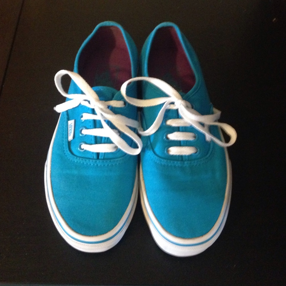 Electric Blue Vans Sneakers