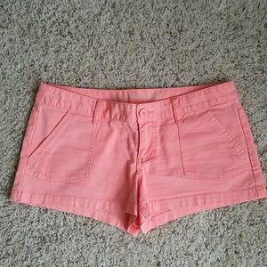 Cute coral color shorts!