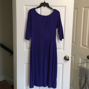 LK Bennett 3/4 length stretch cotton dress