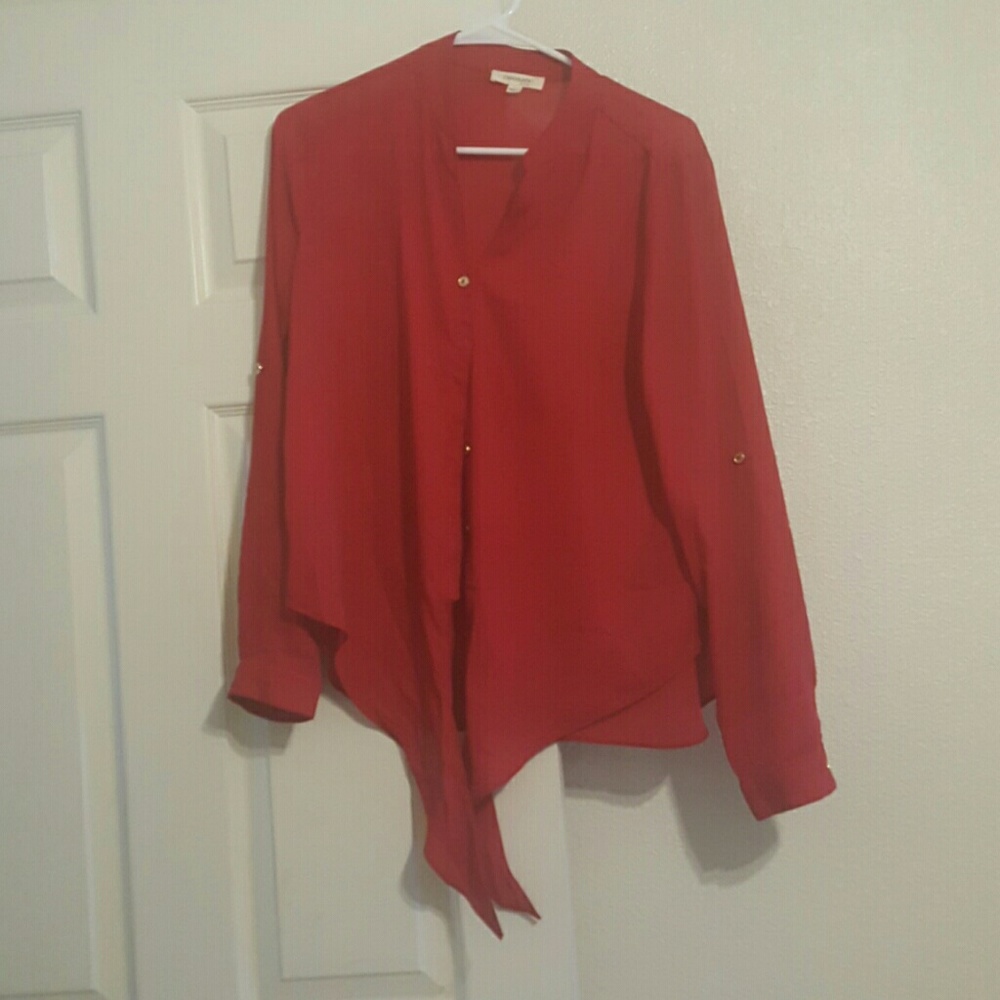 Chocolate red shirt