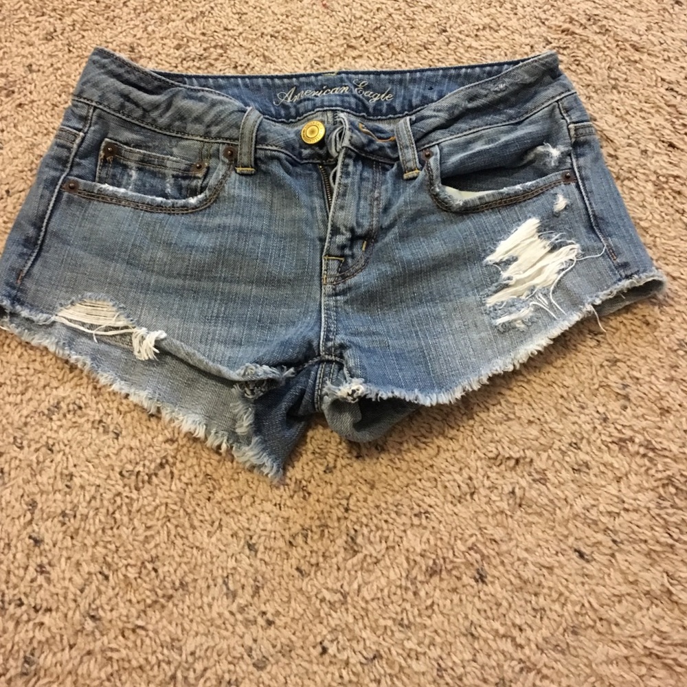 American Eagle shortie jean shorts