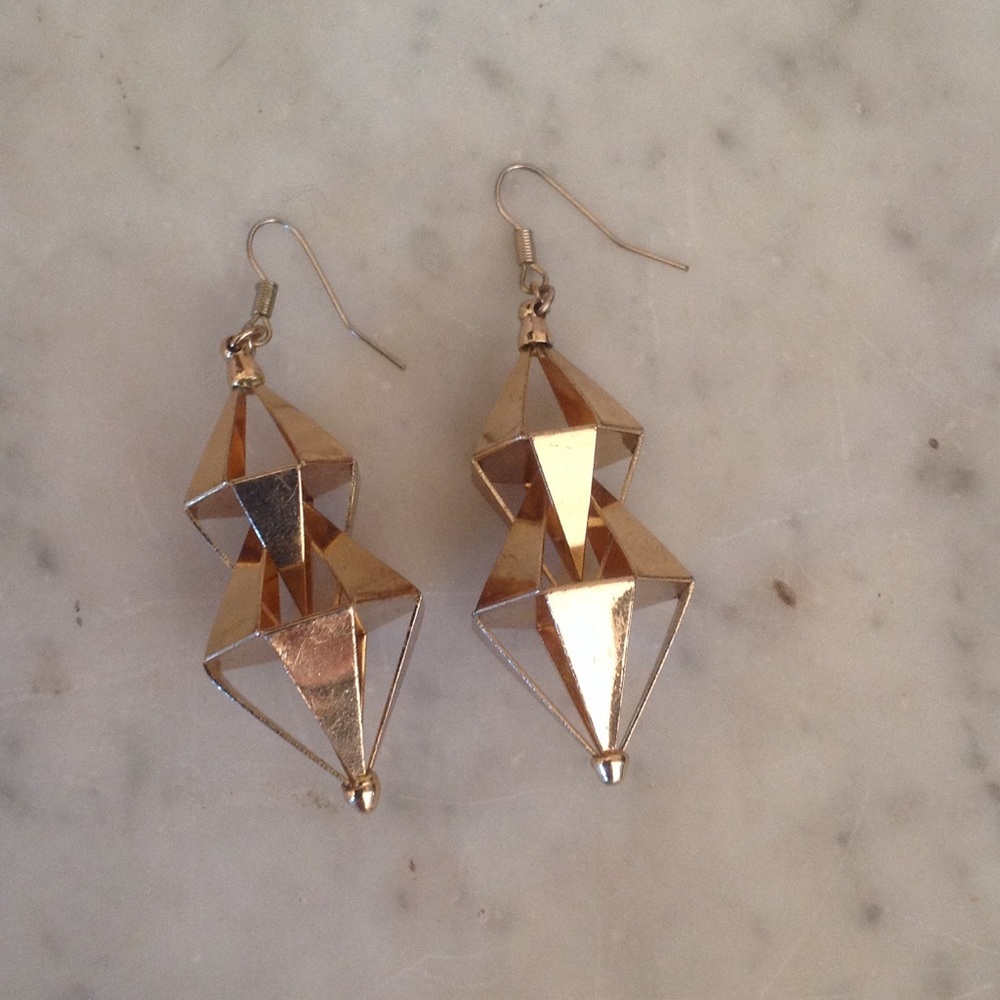 Funky Gold Earrings