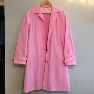 Liz Claiborne Pink Trench Coat